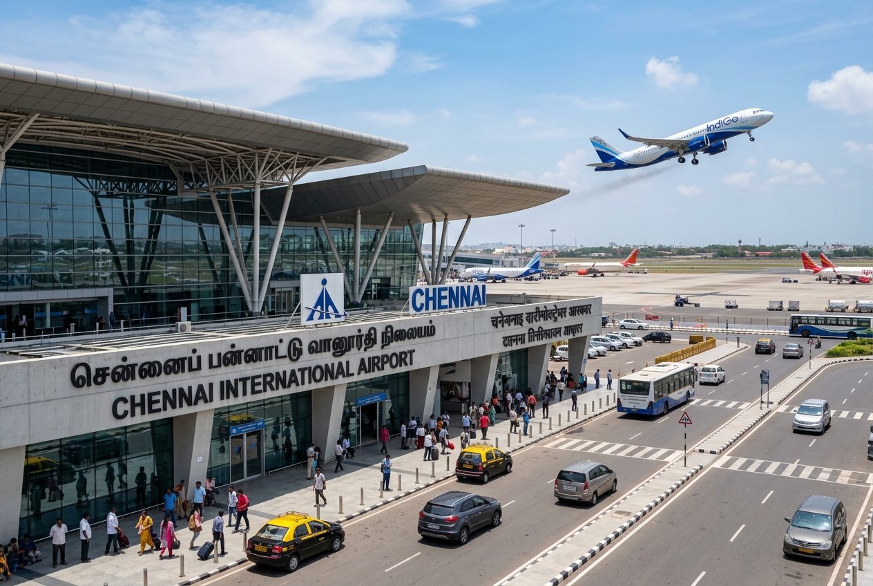 Chennai International Airport - Bismi Cabs