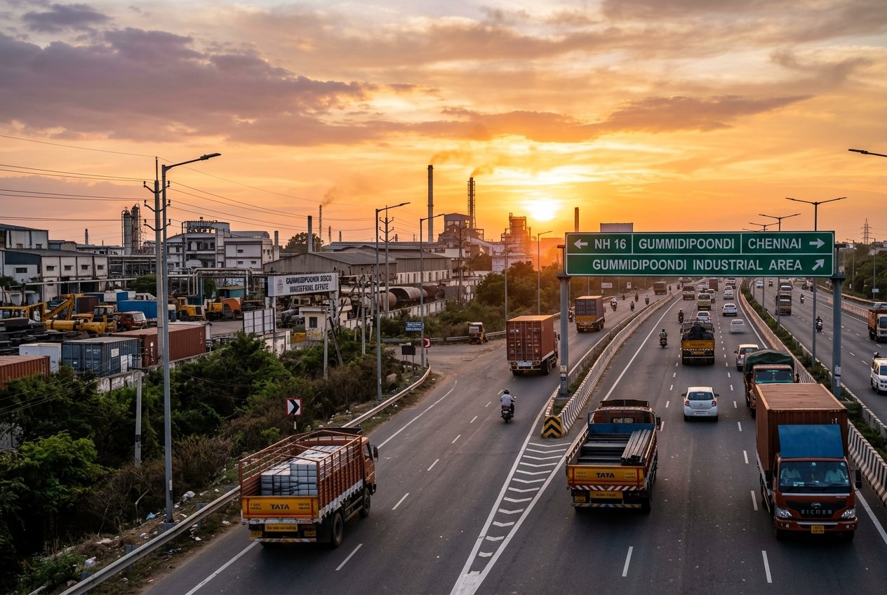 Gummidipoondi Industrial Area - Bismi Cabs