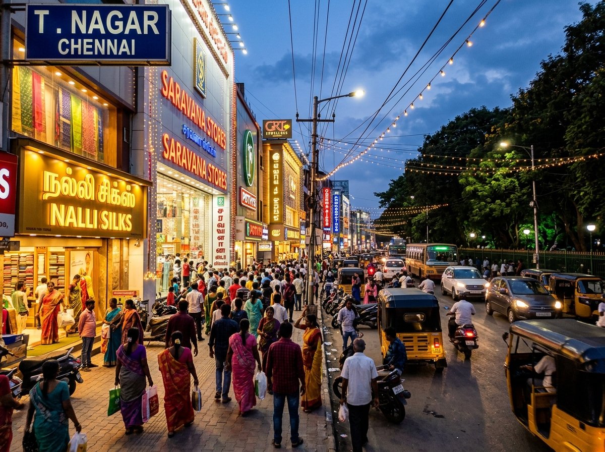 T Nagar Shopping Hub Chennai - Bismi Cabs